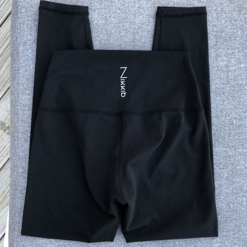 NWOT! - NIKKIb PEACE & LOVE High-Rise Yoga Leggings - Picture 6 of 10